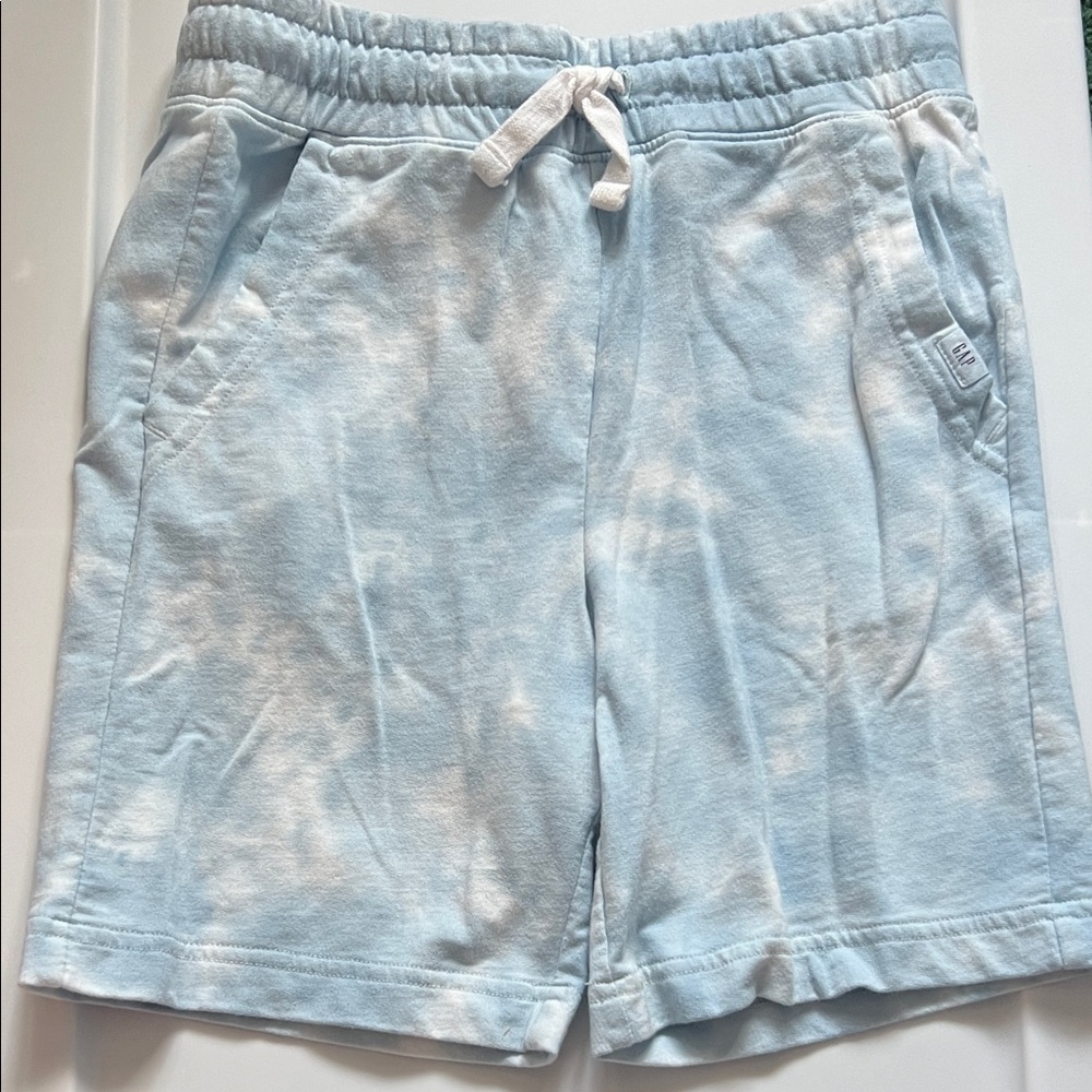 GAP Kids Light Blue Tie-Dye Shorts